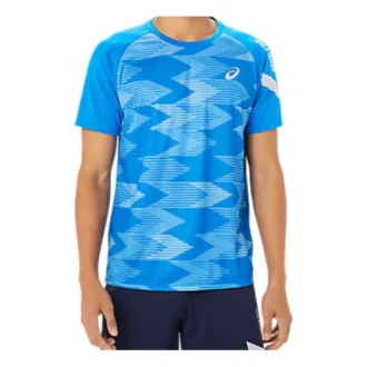 A-I-M Dry Graphic T-shirt met korte mouwen “Electric Blue”