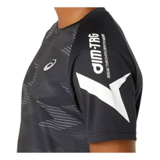 A-I-M Dry Graphic T-shirt met korte mouwen “Performance Black”