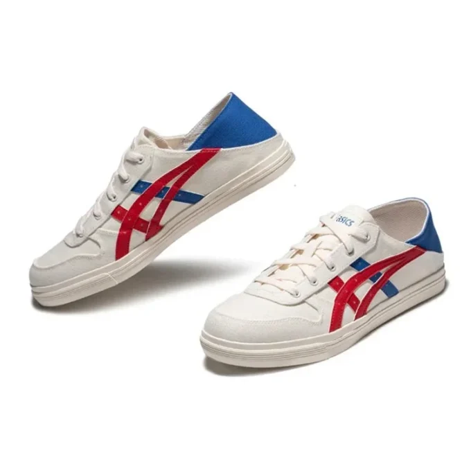 Aaron Slip-On “White Red Blue”
