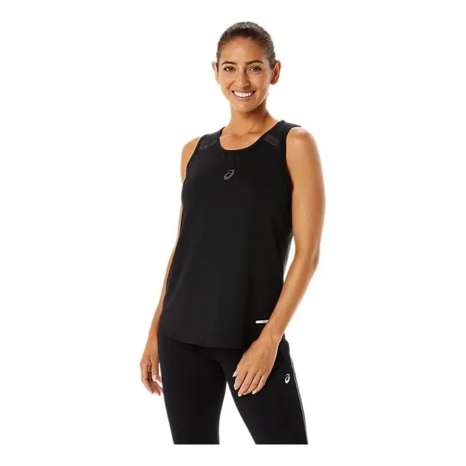 Asctibreeze mouwloze top “Black”