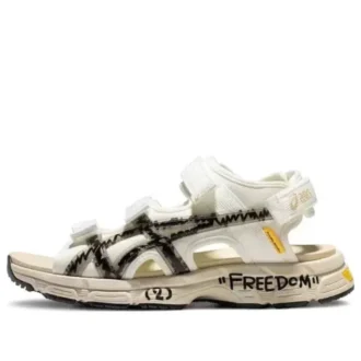 Asics x Trouble Smile Kahana Sd2 sandalen “White Black Beige”