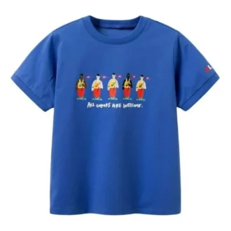 Casual T-shirt met print “Blue”