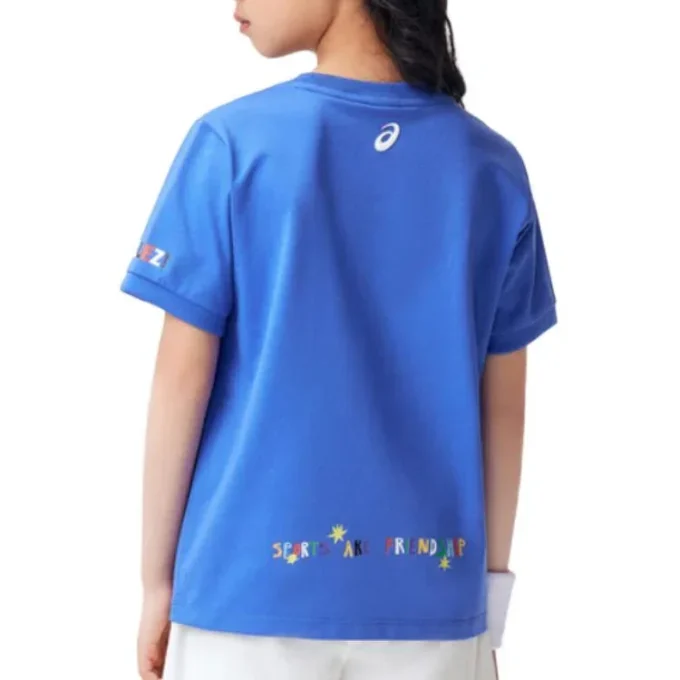 Casual T-shirt met print “Blue”
