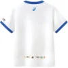 Casual T-shirt met print “White Blue”