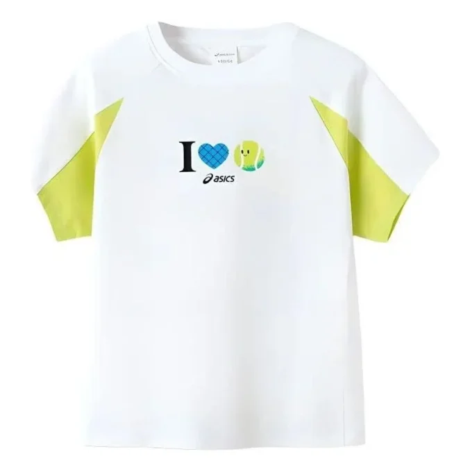 Casual T-shirt “White Green”