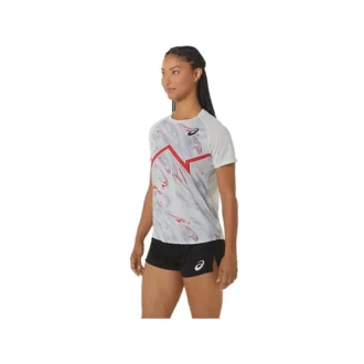 CJ-Line Light T-shirt met korte mouwen “Lacier Grey Electric Red”