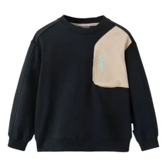 Color Block Sweater “Black Beige”