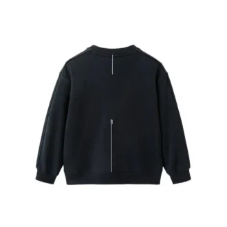 Color Block Sweater “Black Beige”