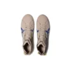 Double Clutch lichtbruin/blauwe fleece hoge boardschoen