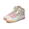 Double Clutch Milk White Retro Casual High Board Schoen “White Pink”