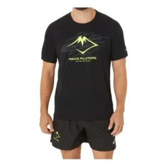Fujitrail hardloop-T-shirt “Black Green”