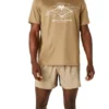 Fujitrail hardloop-T-shirt “Tan White”