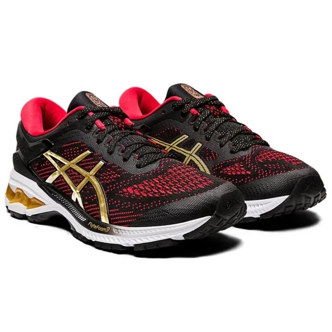 Gel-Kayano 26 “Black Red Gold”