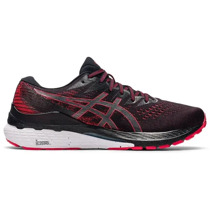 Gel-Kayano 28 4E Wide “Black Electric Red”