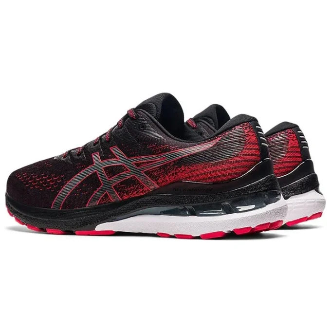 Gel-Kayano 28 4E Wide “Black Electric Red”