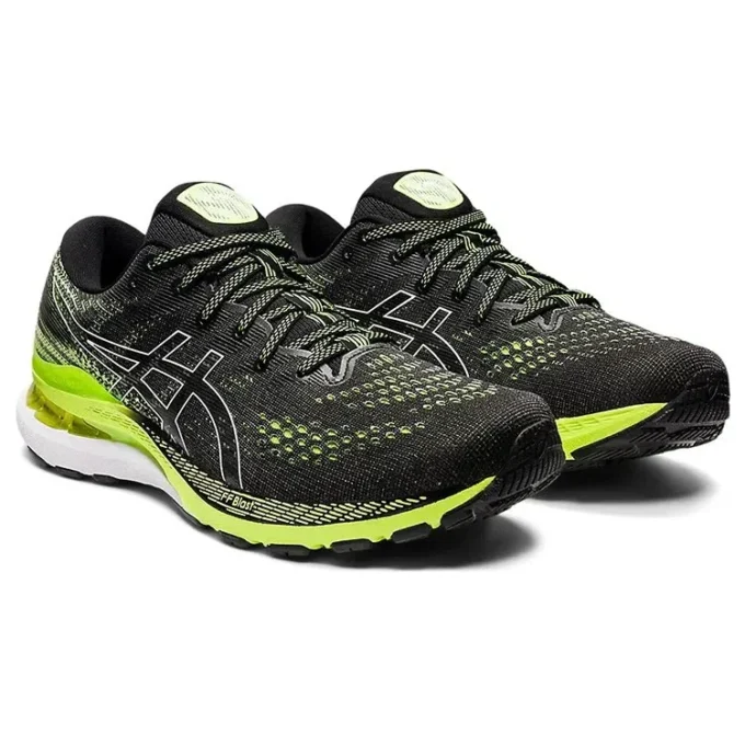 Gel-Kayano 28 “Zwart Hazard Groen”