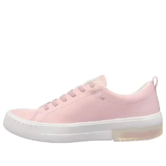 Gel-Lasiro sneakers met dikke zool “Roze Wit”