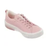 Gel-Lasiro sneakers met dikke zool “Roze Wit”
