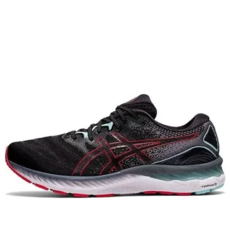 Gel-Nimbus 23 2E Wide “Zwart Elektrisch Rood”