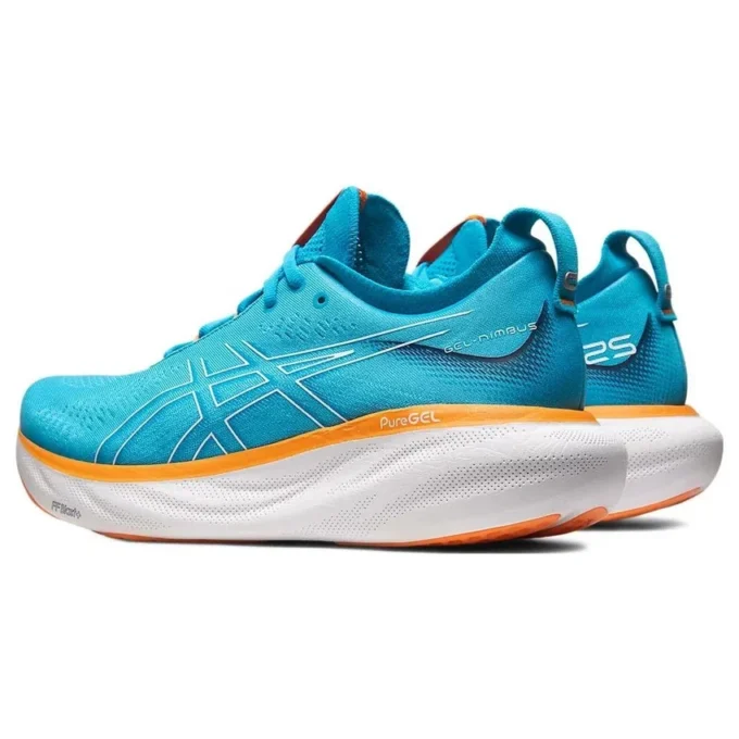 Gel-Nimbus 25 “Island Blue Sun Peach”