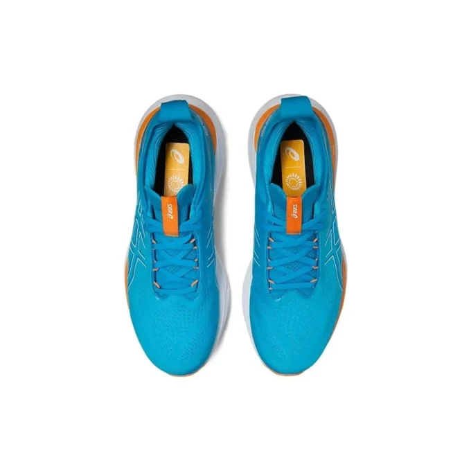 Gel-Nimbus 25 “Island Blue Sun Peach”