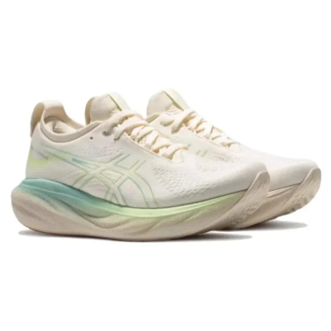 Gel-Nimbus 25 “Cream White Green”