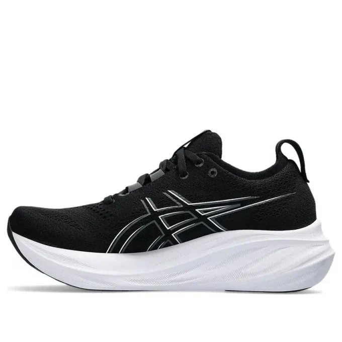 Gel-Nimbus 26 Wide “Black Graphite Grey”