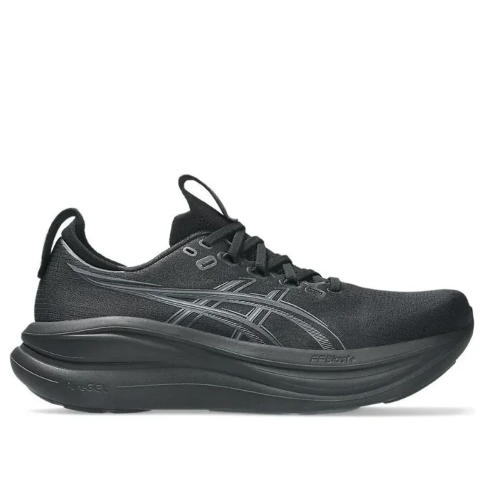 Gel-Nimbus 28 2E Wide “Zwart Grafietgrijs”