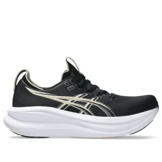 Gel-Nimbus 28 D Wide “Black Feather Grey”