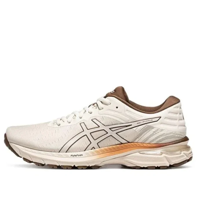 Gel-Pursue 7 schoenen “Wit Bruin”