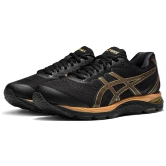 Gel-Stratus Low-Top Zwart/Goud