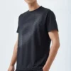 Hardloop-T-shirt met reflecterend logo “Zwart”