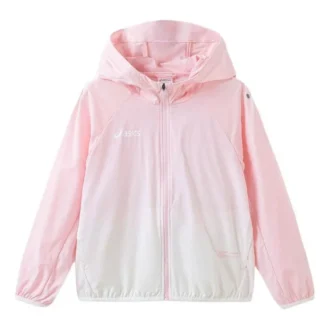 Hooded Jacket “Pink White”