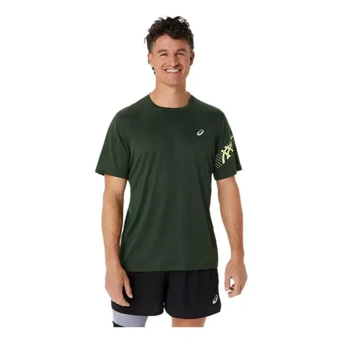 Icon T-shirt met korte mouwen “Rain Forest Glow Yellow”