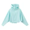 Jas met vleermuismouwen “Lake Blue”