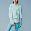 Jas met vleermuismouwen “Lake Blue”