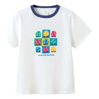 Lifestyle T-shirt met print “White Multi”