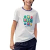Lifestyle T-shirt met print “White Multi”
