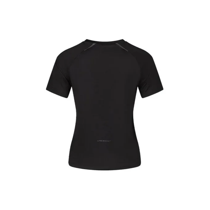 LITE-SHOW hardloopshirt met korte mouwen Aziatische maten “Performance Black”