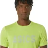 Logo Heather Dry T-shirt “Lime Zest”