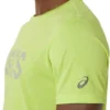 Logo Heather Dry T-shirt “Lime Zest”