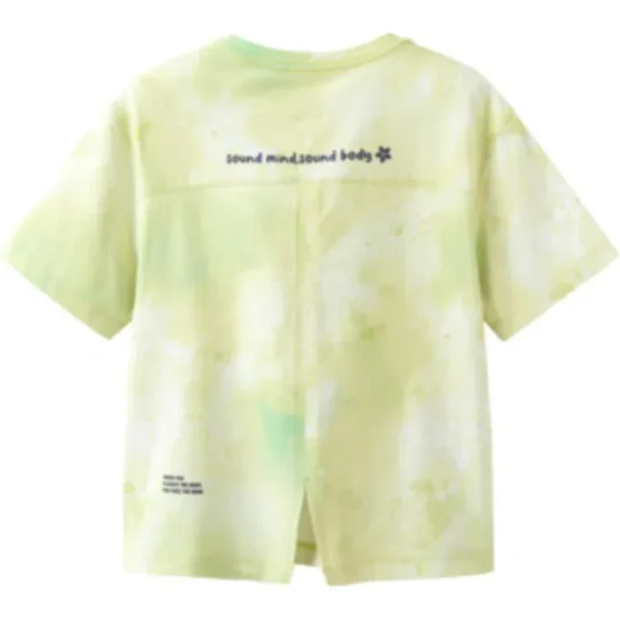 Logo T-shirt “Green Yellow White”