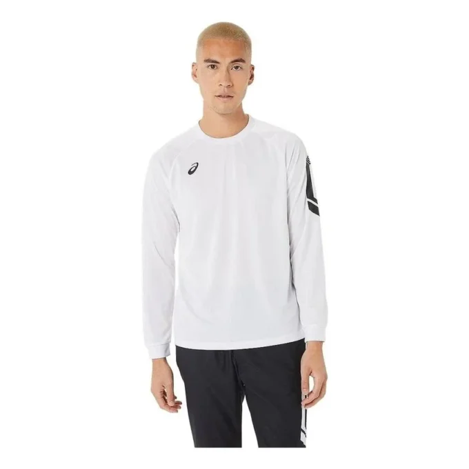 Logo T-shirt met lange mouwen “White”