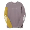 Novalis Bixance shirt met lange mouwen “Pewter Purple Medallion Yellow”