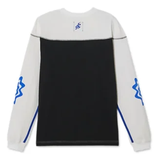 Novalis Bixance T-shirt met lange mouwen “Wit Blauw Zwart”