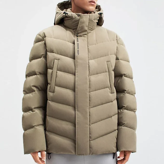 Puffer-donsjack “Khaki”
