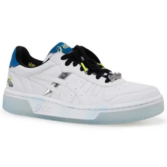 Rick and Morty x Asics Court-MZ Sneakers Wit/Blauw