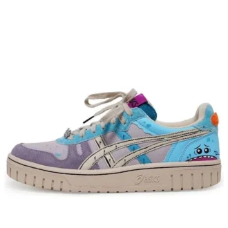 Rick and Morty x Asics Court-MZ Unisex Sneakers Blauw/Paars