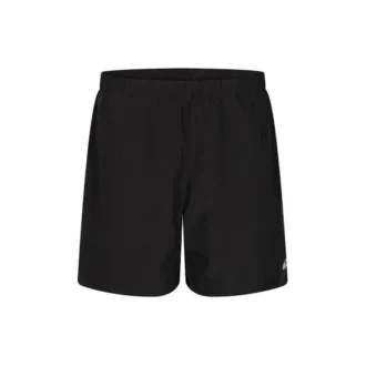Shorts met logo en ritszak achteraan “Zwart”