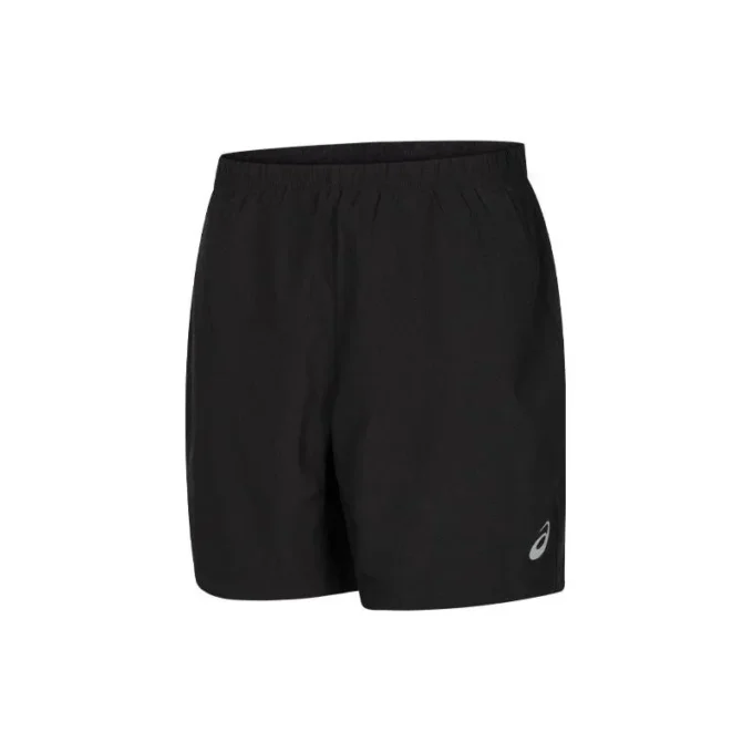 Shorts met logo en ritszak achteraan “Zwart”